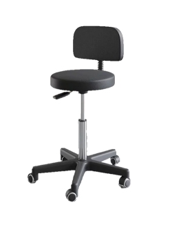 Табурет с сидением и спинкой из кожзаменителя GRAULAB