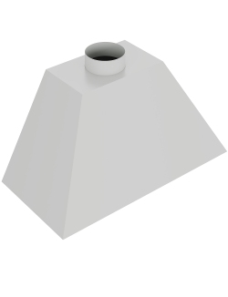 Зонт вытяжной пристенный GRAULAB ВЗП-1000