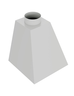 Зонт вытяжной пристенный GRAULAB ВЗП-1000