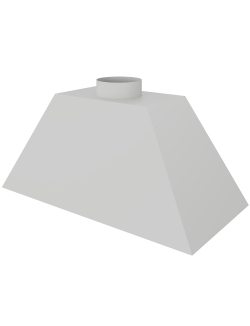 Зонт вытяжной островной GRAULAB ВЗО-500