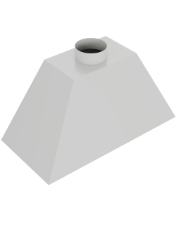 Зонт вытяжной островной GRAULAB ВЗО-1000