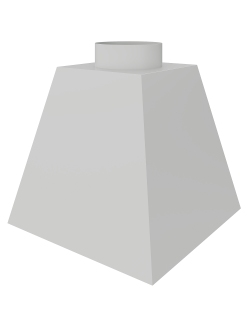 Зонт вытяжной островной GRAULAB ВЗО-1000