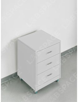 Тумба металлическая с тремя ящиками ТПМЯ3 500x500x770